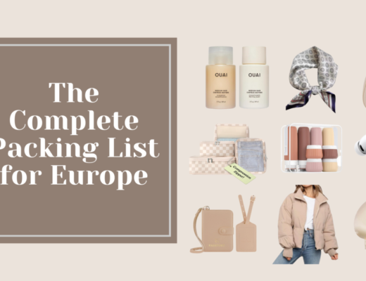 the ultimate packing list for europe