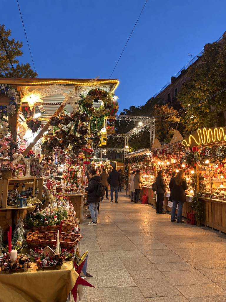 barcelona spain christmas market