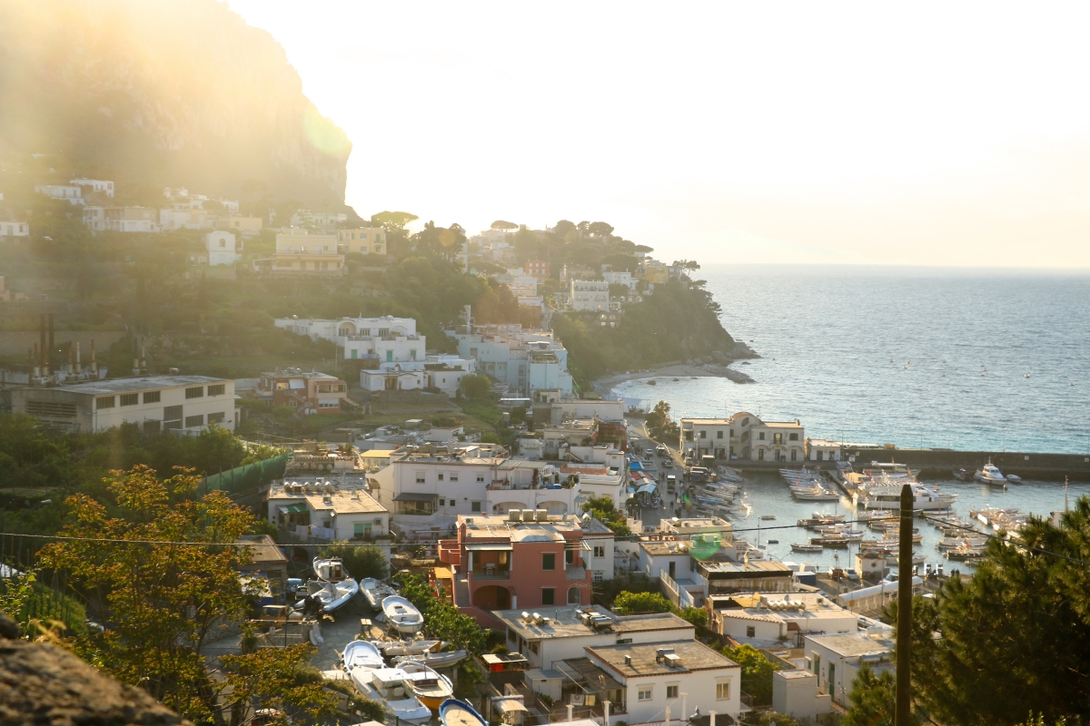 Capri at sunset