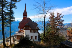 Restaurant on top of Harder Kulm 