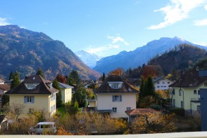 view from the hostel     