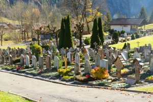 Cemetery in Lauterbrunnen        
