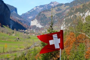 Overlooking Lauterbrunnen        