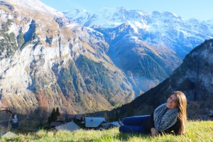 Overlooking Gimmelwald      