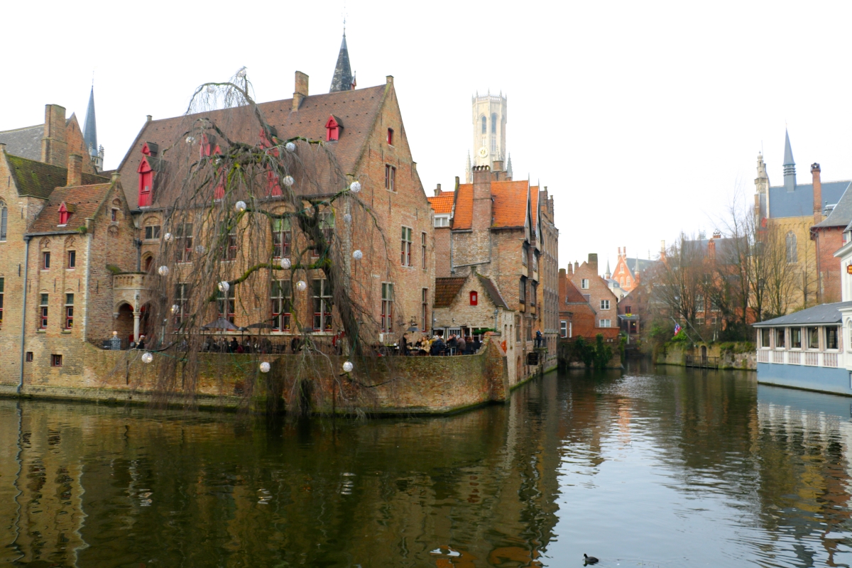 iconic canal of Bruges