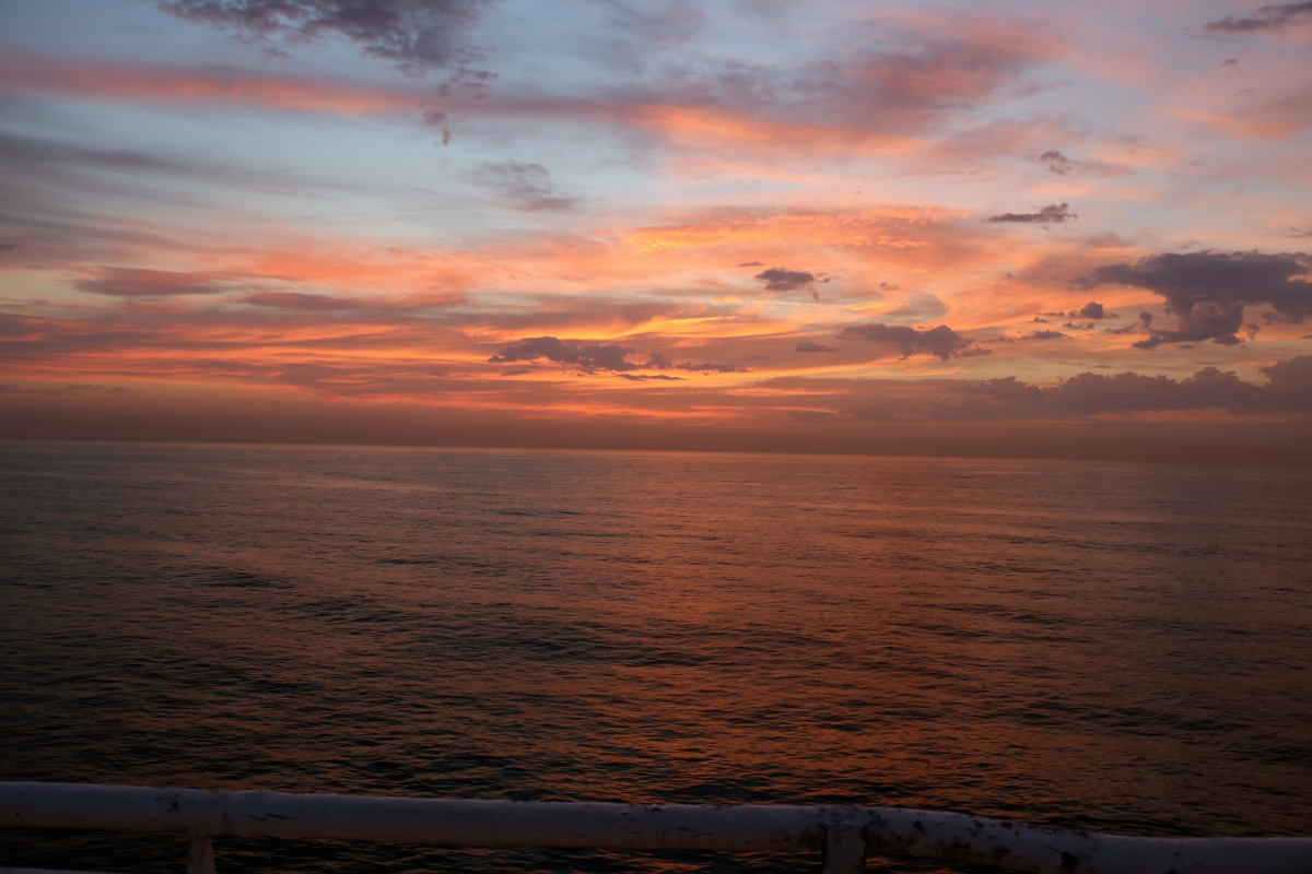 Sunrise from the Ferry   